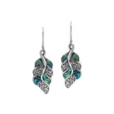 AE-1207-AB Sterling Silver Earring With Abalone Shell Jewelry Bali Designs Inc